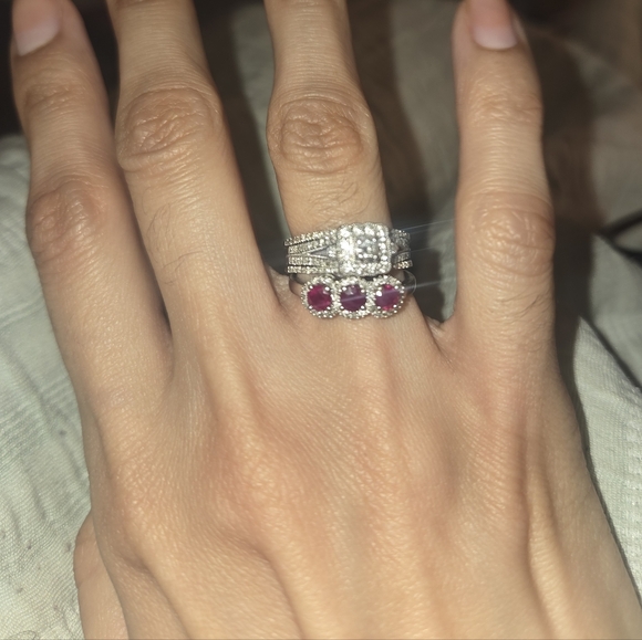 Diamond Engagement Ring 14k white gold - Picture 7 of 7